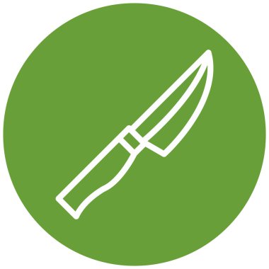 Bıçak. Web simgesi basit illüstrasyon