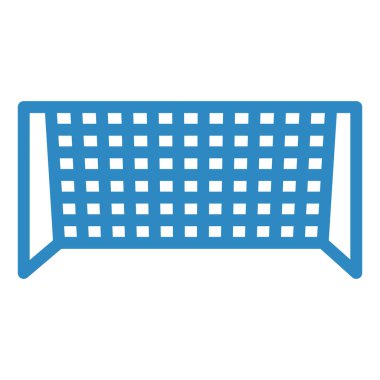 futbol hedef simgesi vektör illüstrasyonu