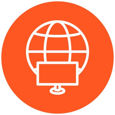 küresel ağ. Web simgesi