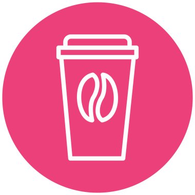 Kahve fincanı. Basit tasarım