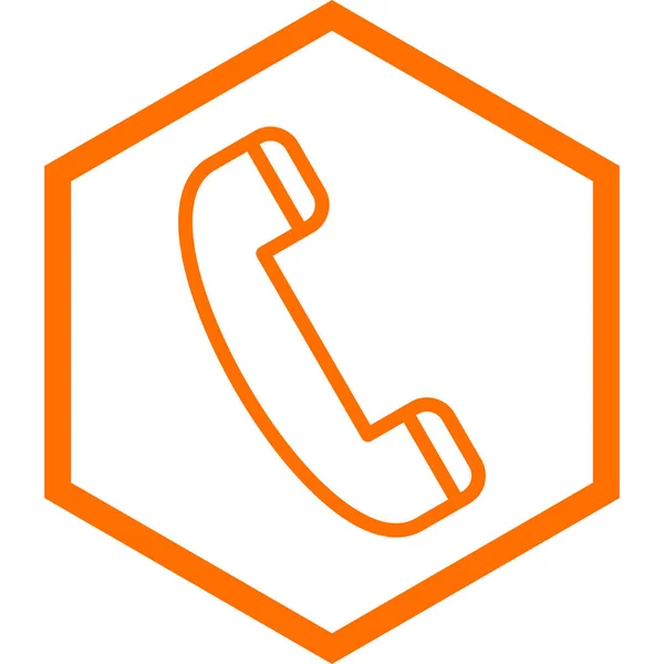 Ikona Telefonu Ilustracja Wektora — Wektor stockowy