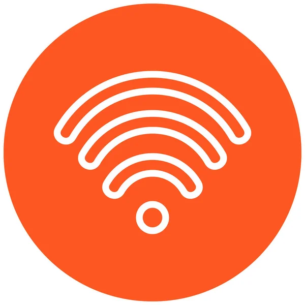 Wifi Web Symbol Einfache Illustration — Stockvektor