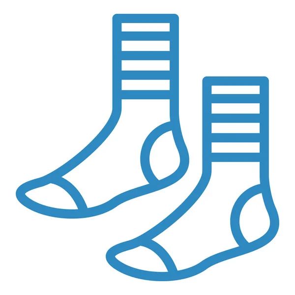 Chaussettes Icône Web Illustration Simple — Image vectorielle