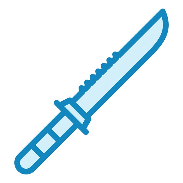 Knife Modern Icon Vector Illustration — Stockvektor