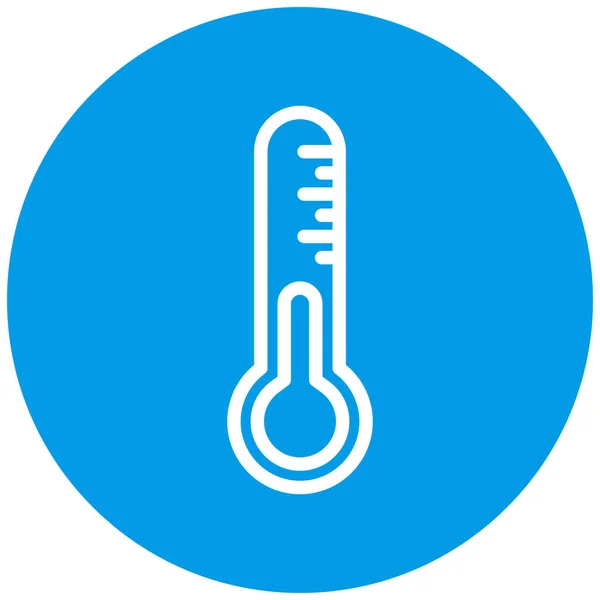 Thermometer Web Icon Simple Illustration — Stock Vector