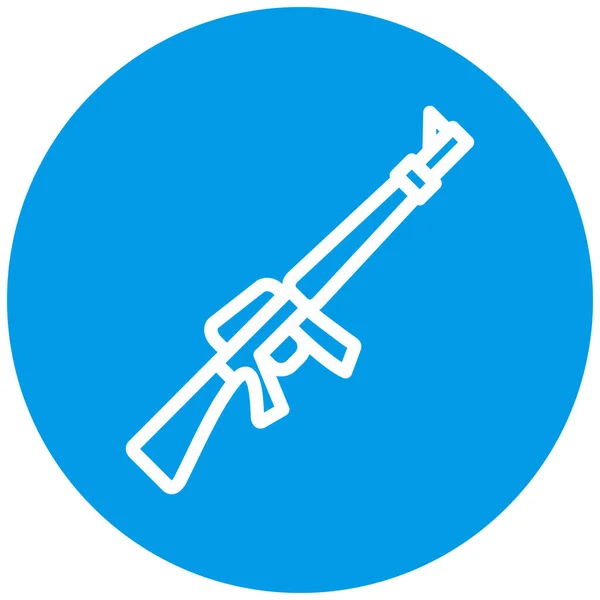Vektorová Ilustrace Ikony Zbraně — Stockový vektor