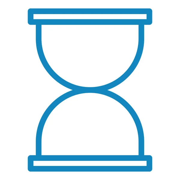 Sanduhr Web Symbol Einfache Illustration — Stockvektor