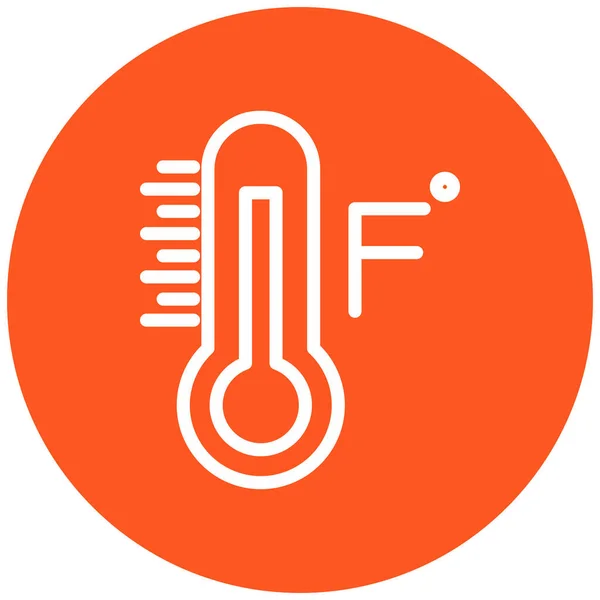 Thermometer Web Icon Simple Illustration — Stock Vector