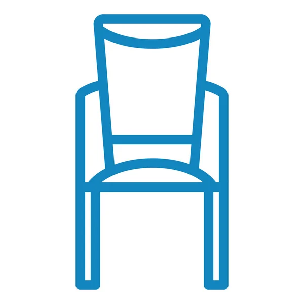 Stuhl Symbol Vektor Illustration — Stockvektor