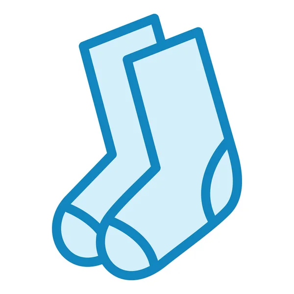 Ponožky Moderní Ikona Vektorové Ilustrace — Stockový vektor