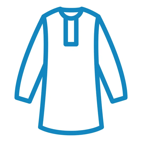シャツのアイコン ウェブのための服のベクトル記号の簡単なイラスト — ストックベクタ