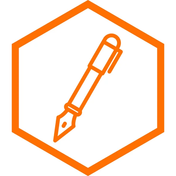 Bleistift Vektorsymbol Flache Bauweise Folge — Stockvektor
