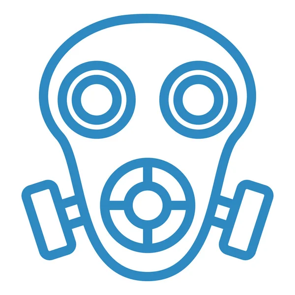 Oxygen Mask Icon Outline Medical Protective System Vector Icons Web — Image vectorielle