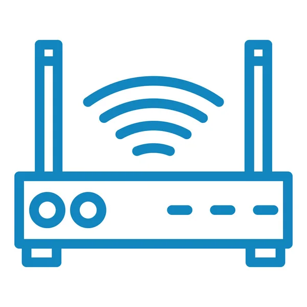 Router Web Icon Simple Illustration — Stock Vector