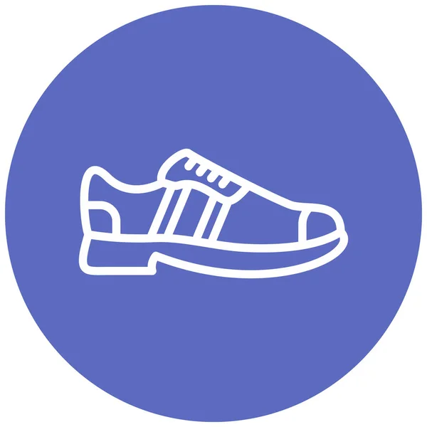 Sneaker Icône Web Illustration Simple — Image vectorielle