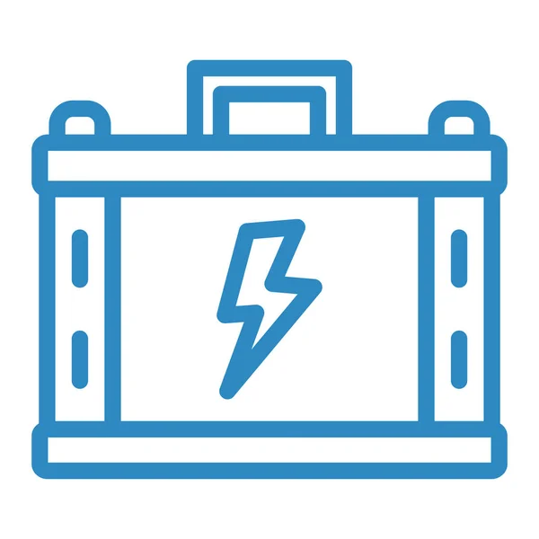 Battery Modern Icon Vector Illustration — Stock Vector