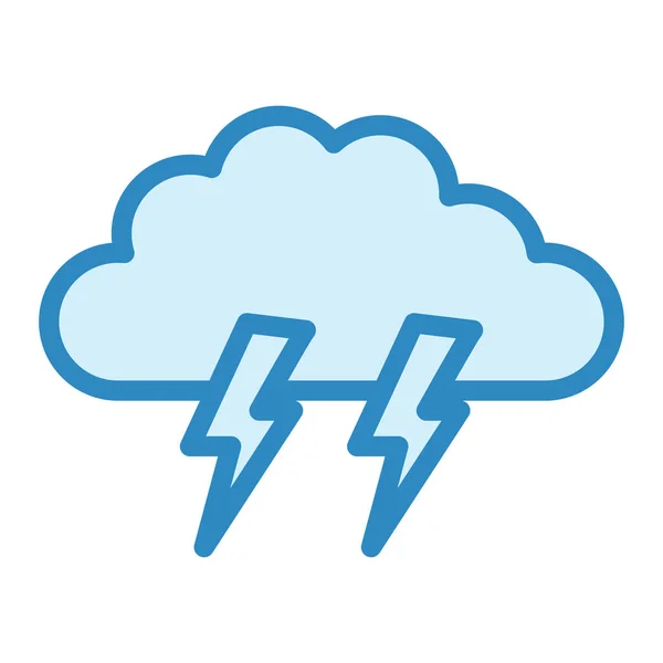 Tempestade Nuvens Vetor Ilustração — Vetor de Stock