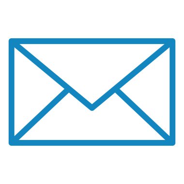 Mektup. Web simgesi basit illüstrasyon
