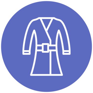 Kadın giyimi simgesinin vektör illüstrasyonu