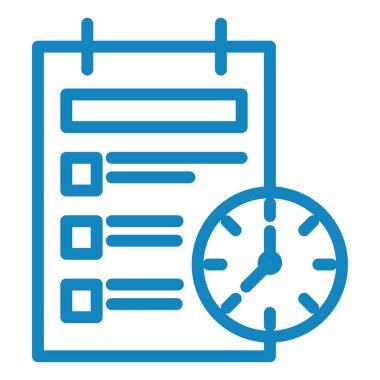 Kontrol listesi. Web simgesi basit tasarım