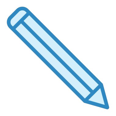 Kalem. Web simgesi basit illüstrasyon