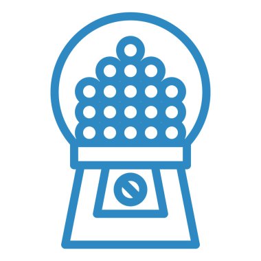 Yiyecek ve içecek ikonunun vektör illüstrasyonu