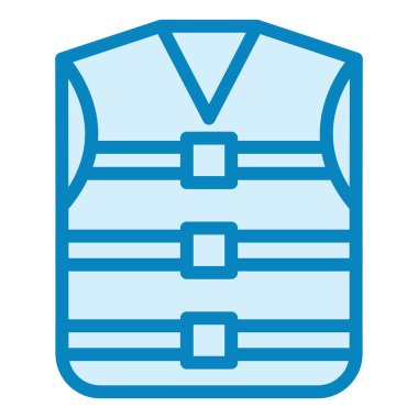 can yeleği simgesi, vektör illüstrasyonu basit tasarım 