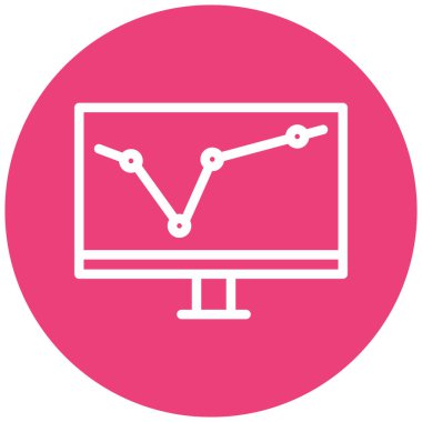 Grafik. Web simgesi basit illüstrasyon