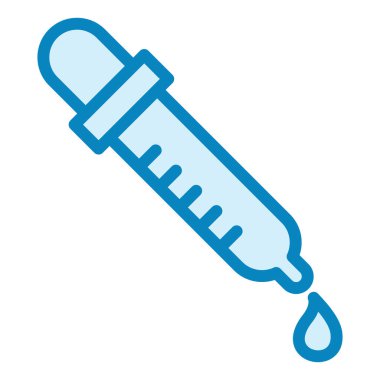 Şırınga. Web simgesi basit illüstrasyon