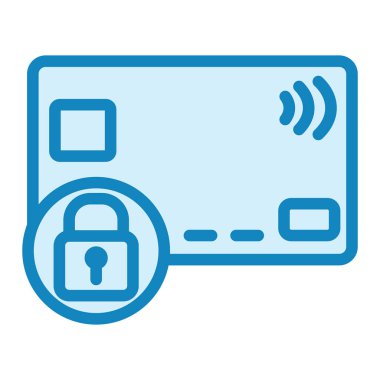 Güvenli Ödeme vektör çizimi tasarımı