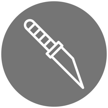 Kalem. Web simgesi basit illüstrasyon