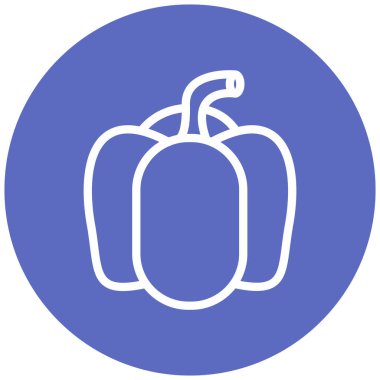 biber modern simge vektör illüstrasyonu