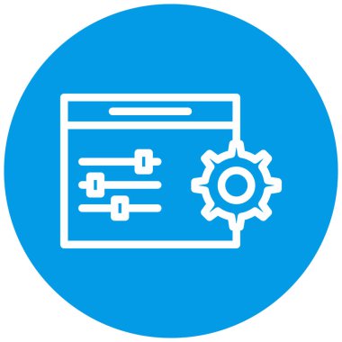 kişisel ve ticari kullanım için seo ve geliştirme simgesi...