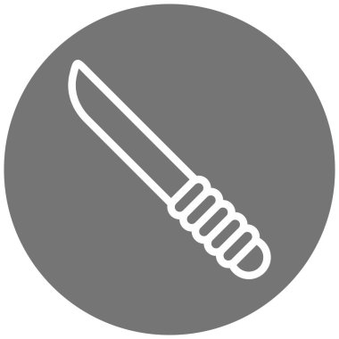 Bıçak. Web simgesi basit illüstrasyon
