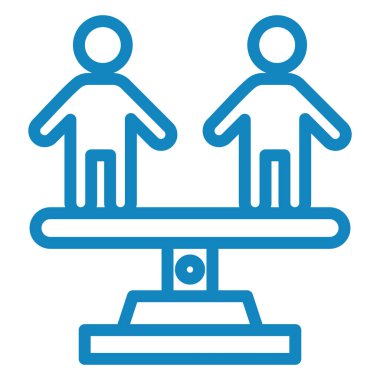 İnsan simgesinin vektör illüstrasyonu