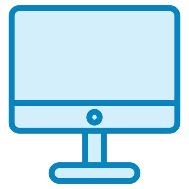 Monitör. Web simgesi basit tasarım 