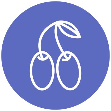 meyve modern ikon vektör illüstrasyonu