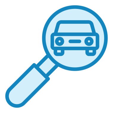 Arama simgesi vektör illüstrasyonu