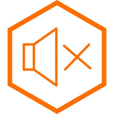 Ses simgesi beyaz arkaplanda izole edildi. vektör illüstrasyonu