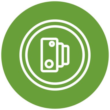 Para için. Web simgesi basit illüstrasyon