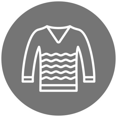 giysi simgesi vektör illüstrasyonu