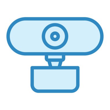 Webcam dolandırıcılığının vektör illüstrasyonu