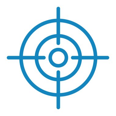 hedef simge vektör illüstrasyonu