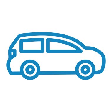 araba simgesi vektör illüstrasyonu