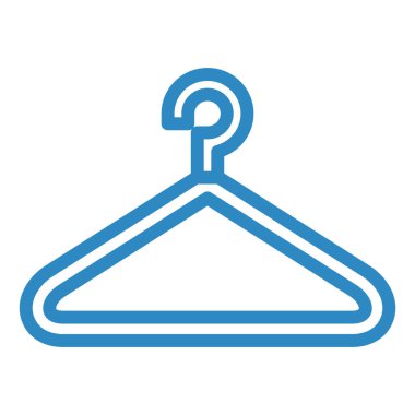 Askı. Web simgesi basit illüstrasyon