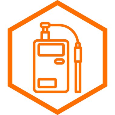 Benzin pompası simgesi, vektör illüstrasyonu