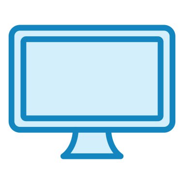 lcd. Web simgesi basit illüstrasyon 