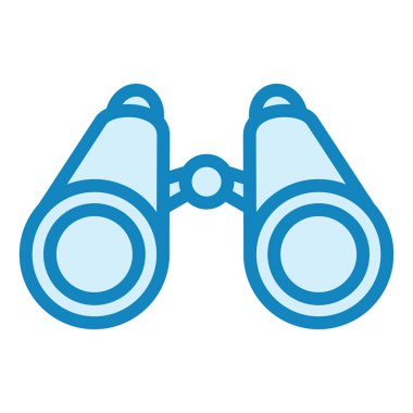 Dürbünler modern simge vektör çizimi 