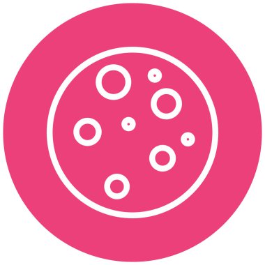 pizza. Web simgesi basit illüstrasyon