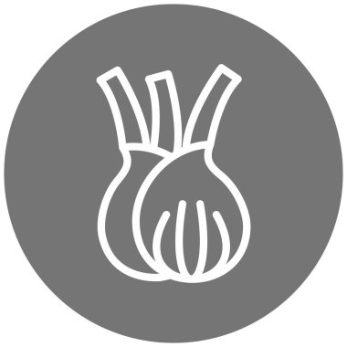 sebze modern ikon vektör illüstrasyonu